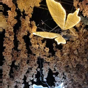 Dynamic glowing butterfly