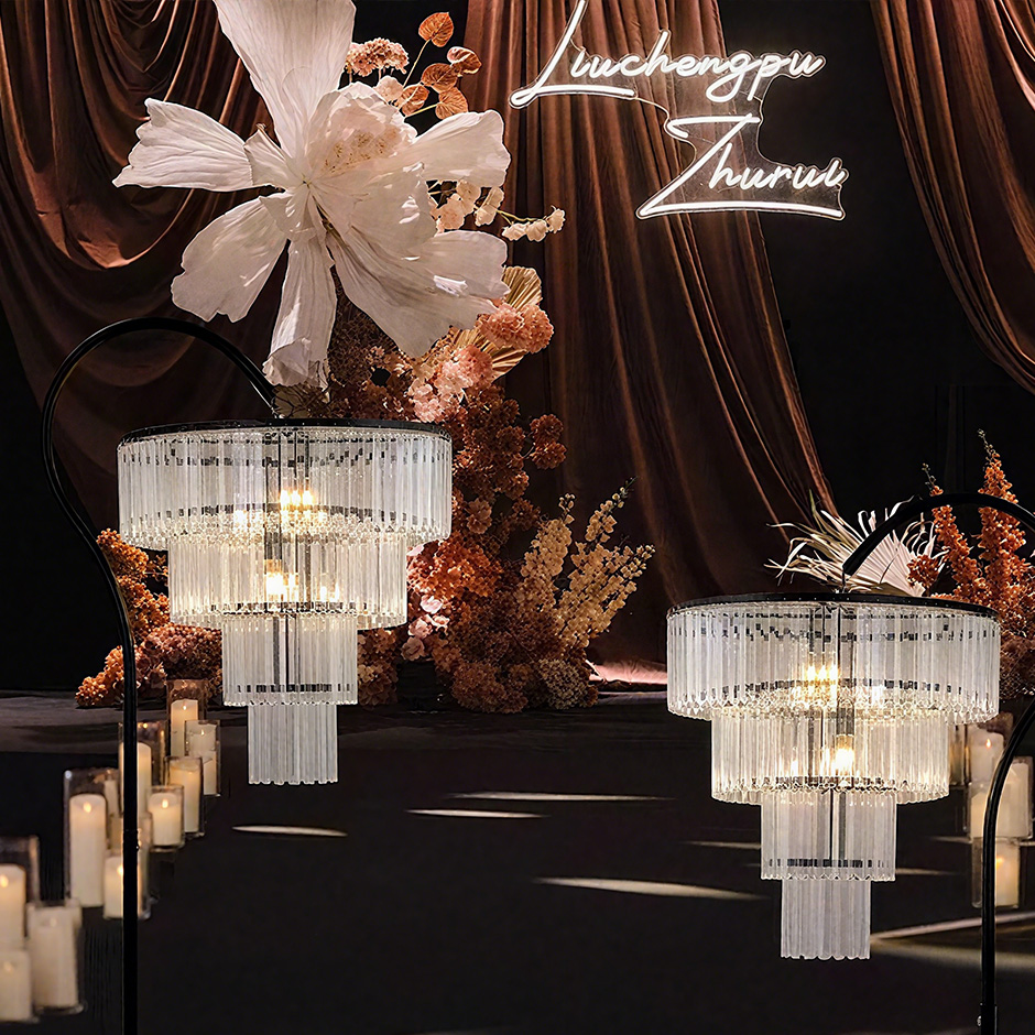 Four Layer Crystal Road Guide Light