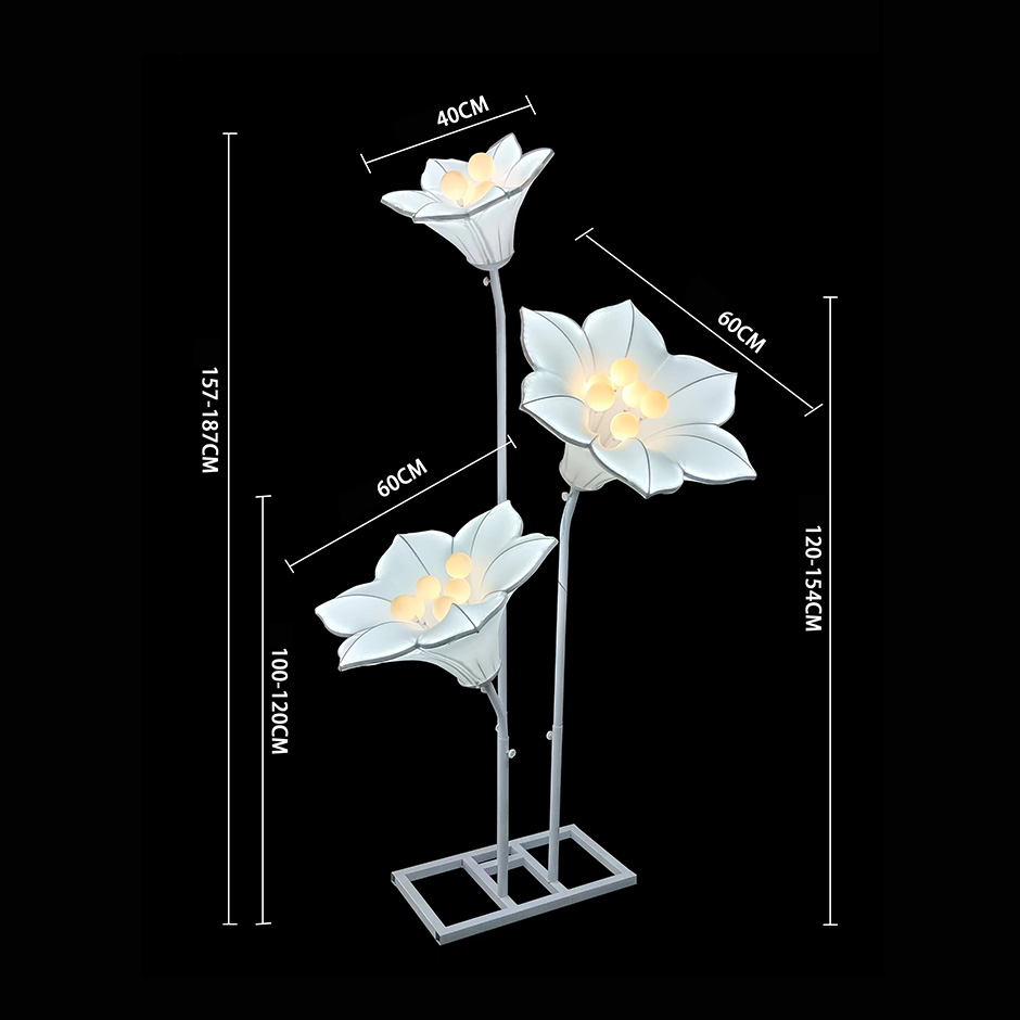 Three Headed Morning Glory Lantern