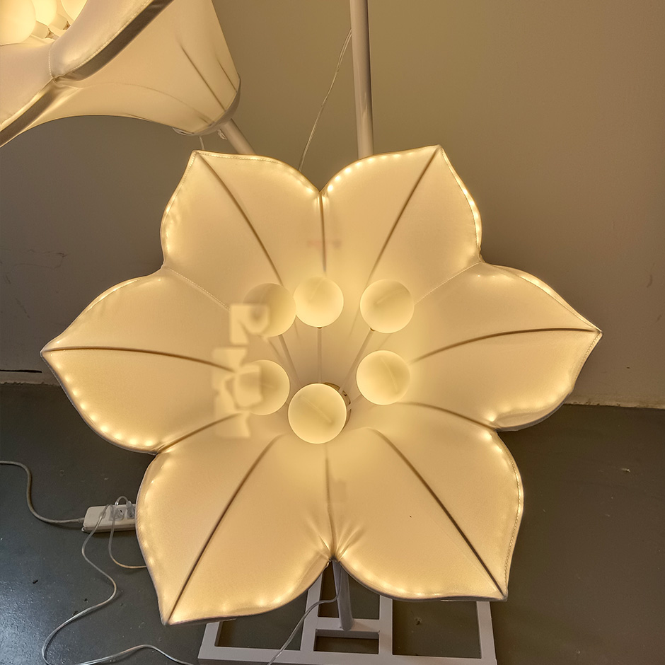 Three Headed Morning Glory Lantern