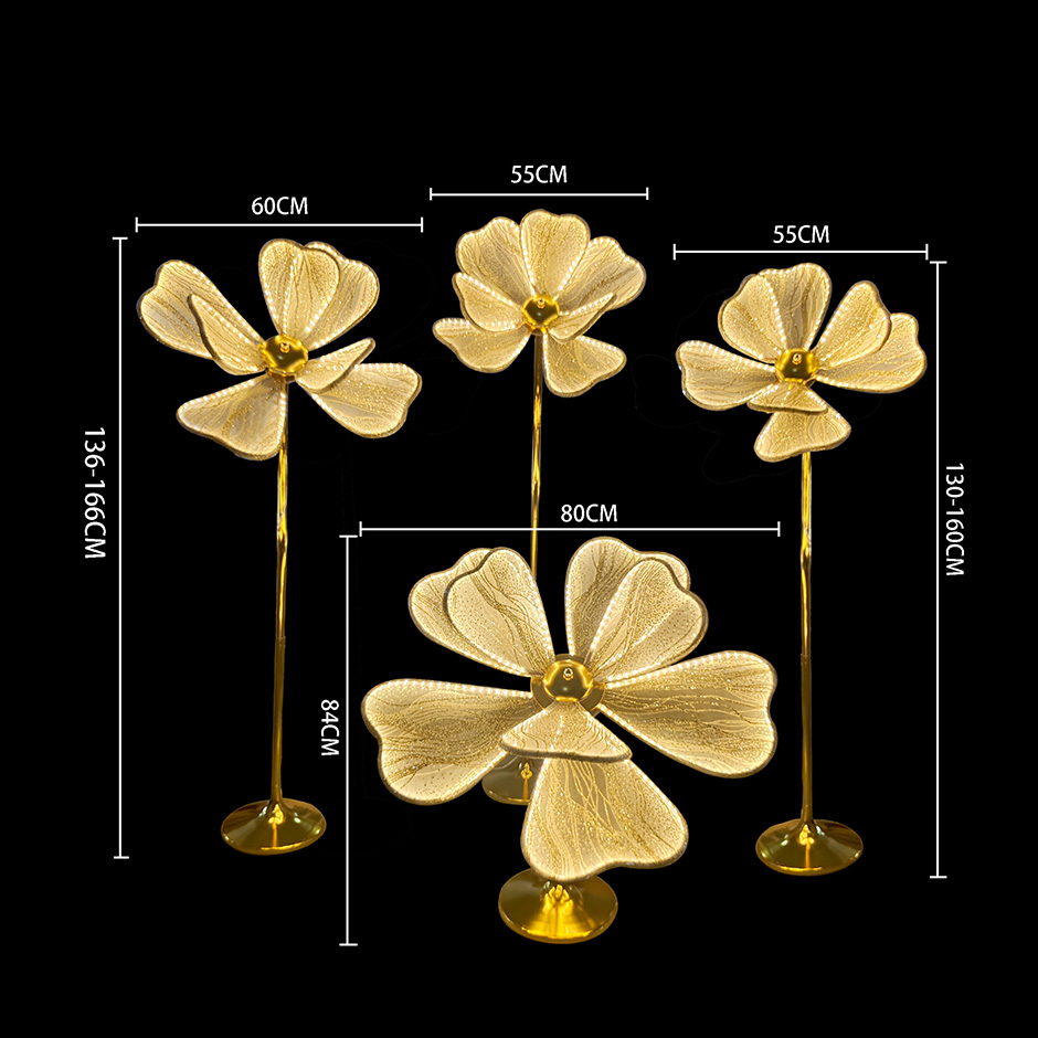 Golden Peony Flower