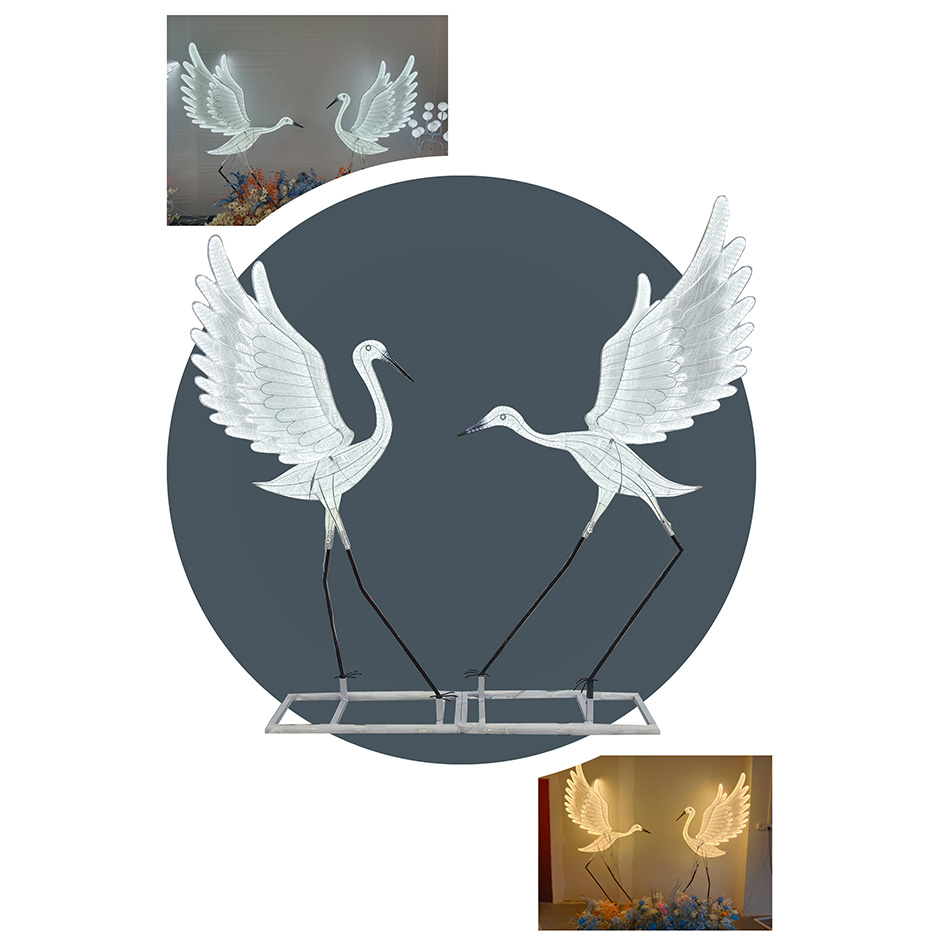 White Egret Ornament