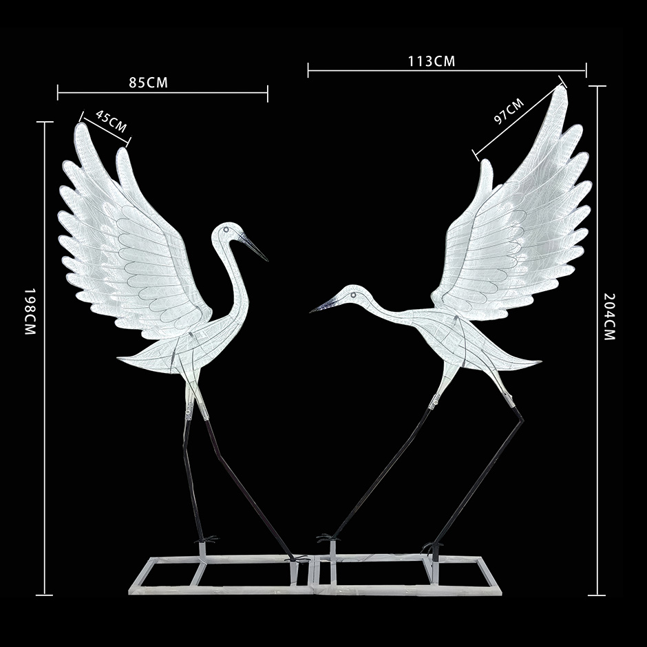 White Egret Ornament