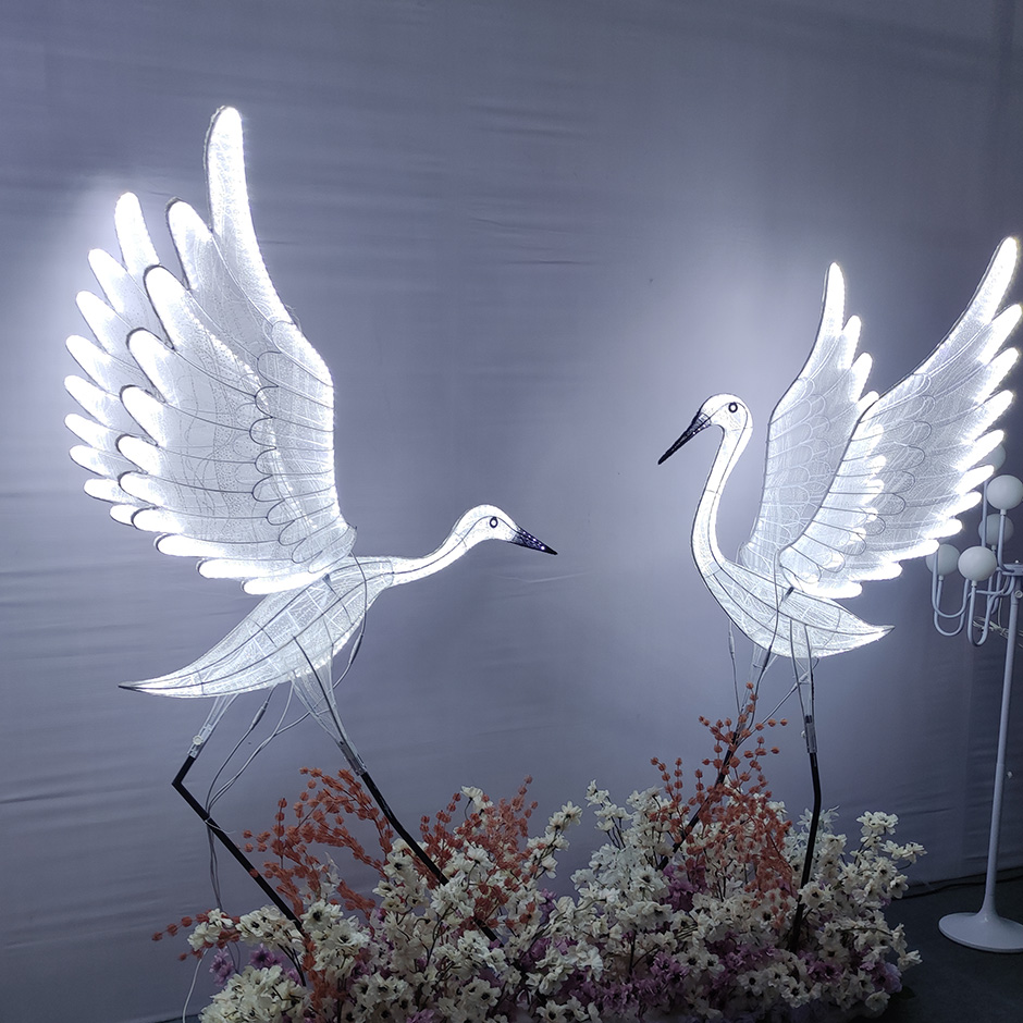White Egret Ornament