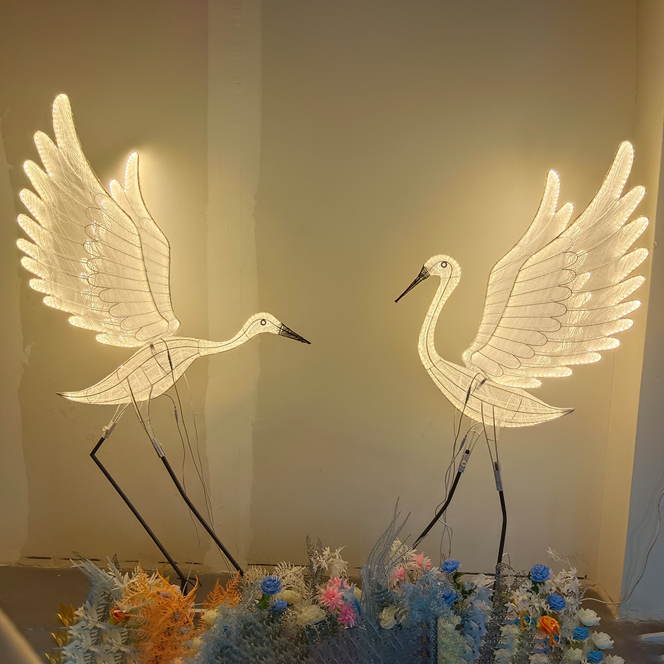White Egret Ornament
