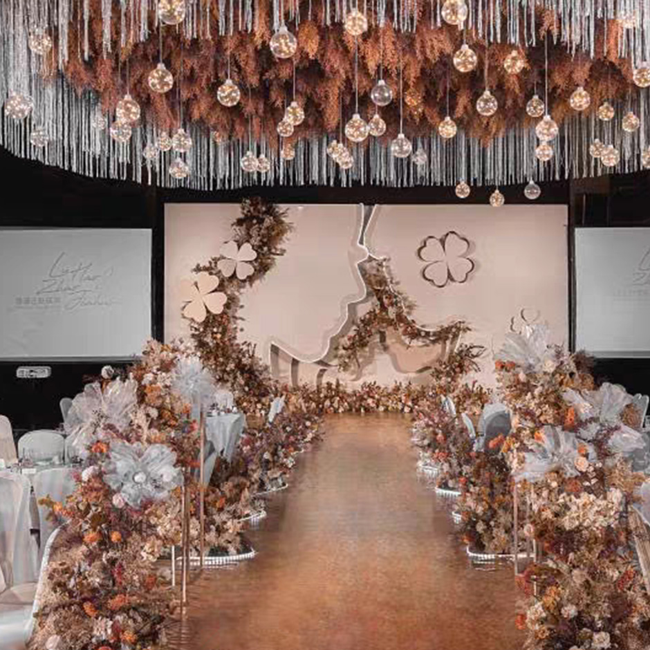 Copper wire pendant lamp